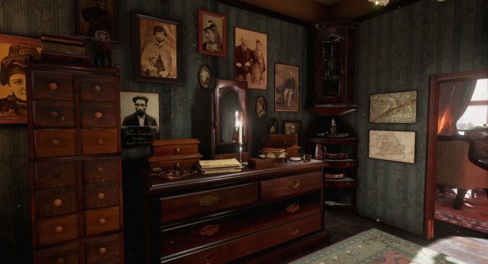 Обои в квартире Шерлока Холмса