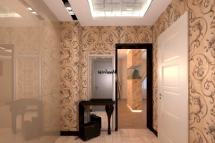 Виниловые обои в коридор
