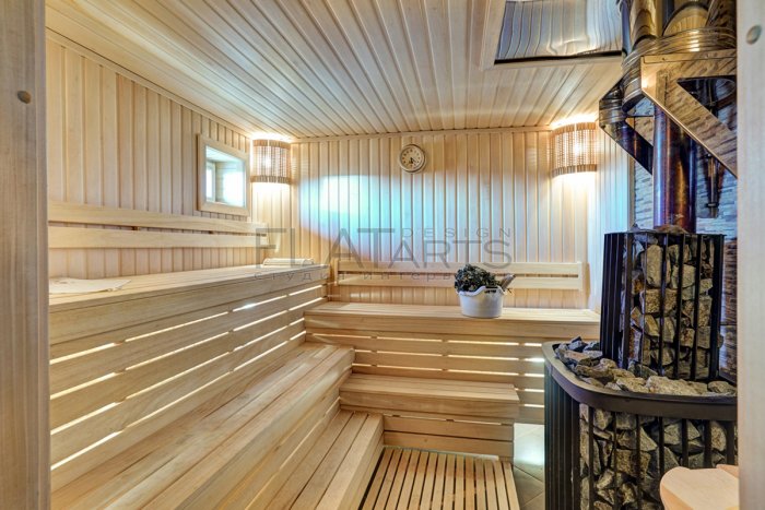 Банный комплекс с комнатой отдыха