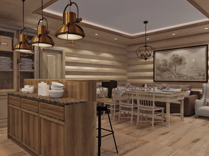 Кухня в Банном комплексе