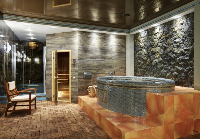 Интерьер сауны