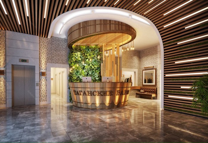 Интерьер спа зоны