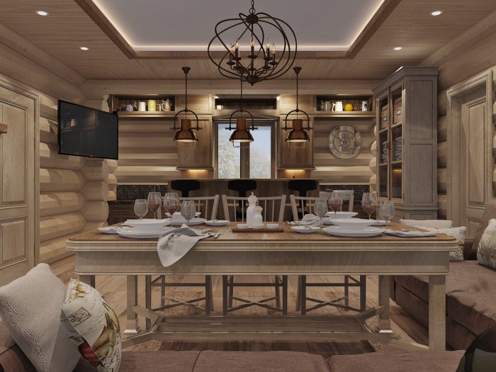 Дизайн проект банного комплекса