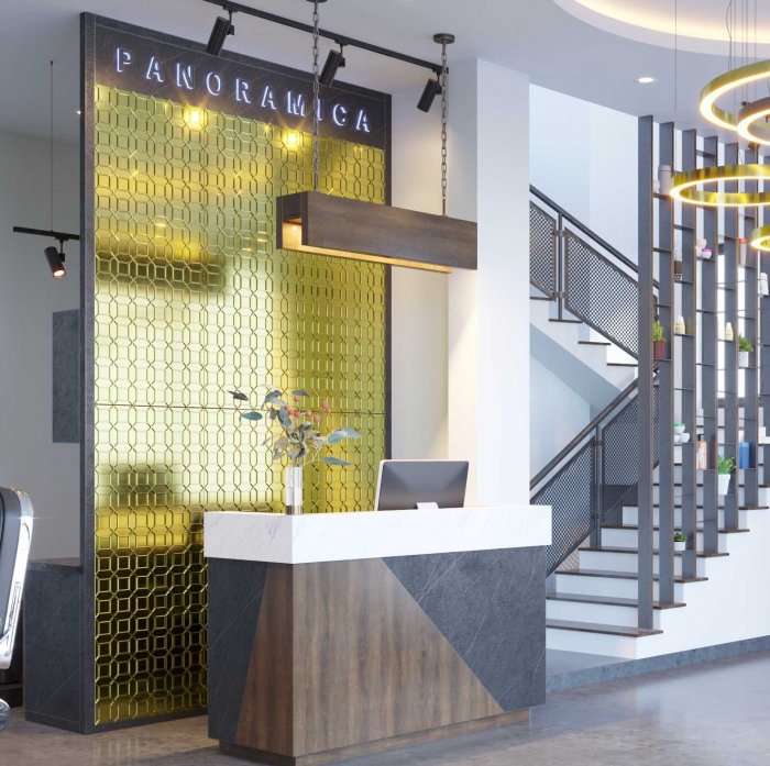 Декоративные металлические панели для интерьера