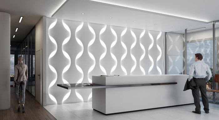 3d панели с подсветкой