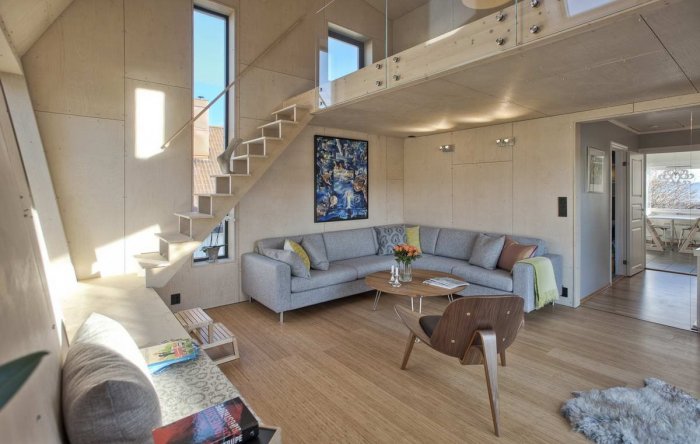 Домики в Норвегии внутри