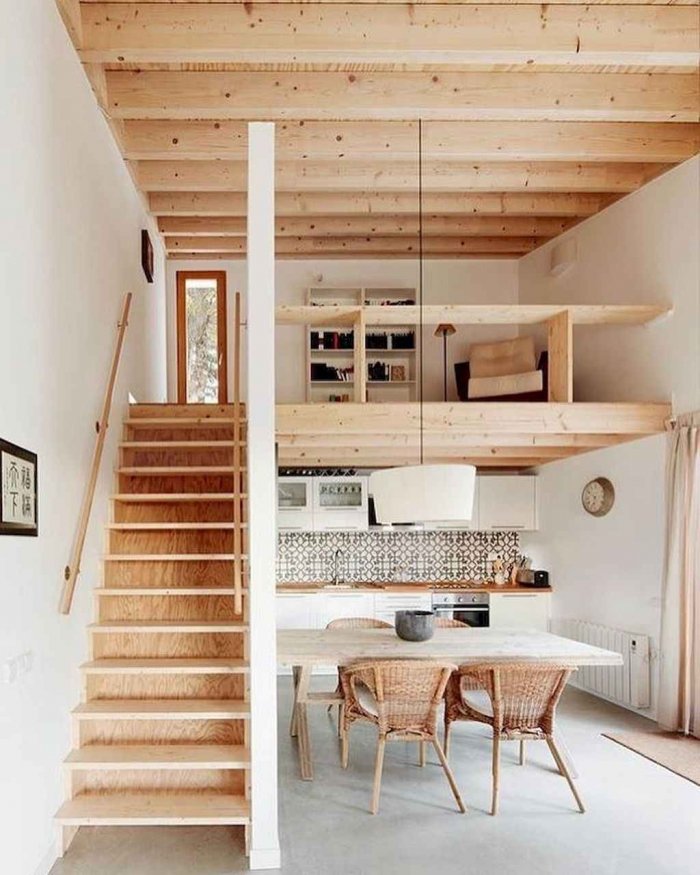 Маленькие домики с антресолью