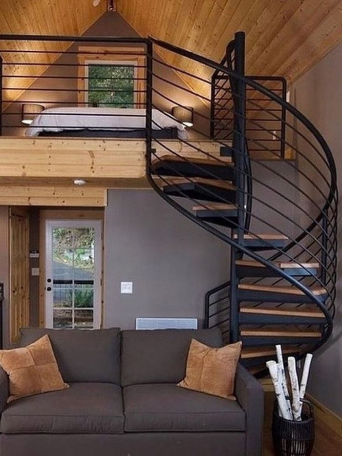 Маленькие домики с антресолью