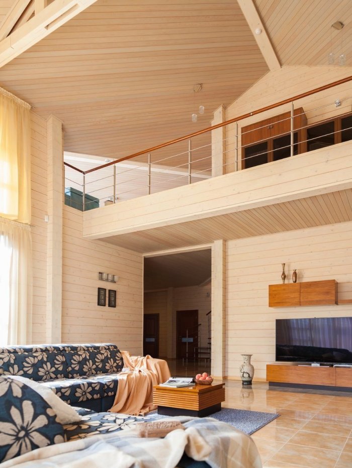 Каркасный дом со вторым светом