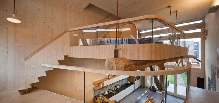 Необычная планировка дома