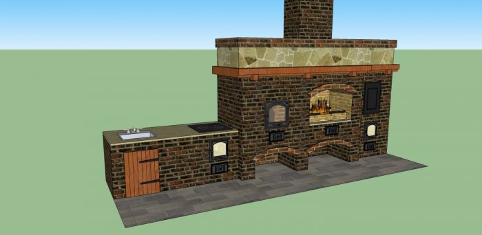 Проект печи для готовки