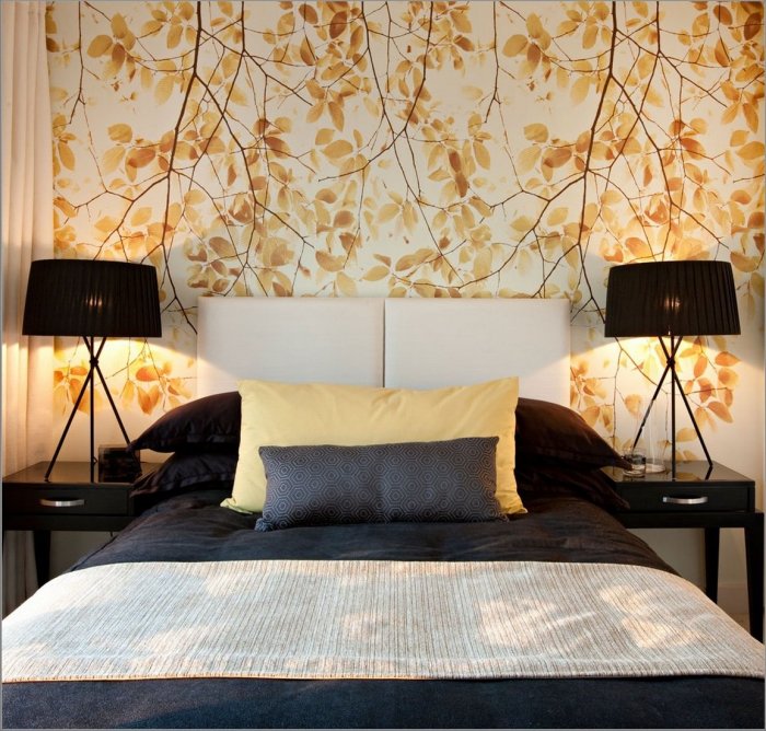 Обои для спальни в квартире