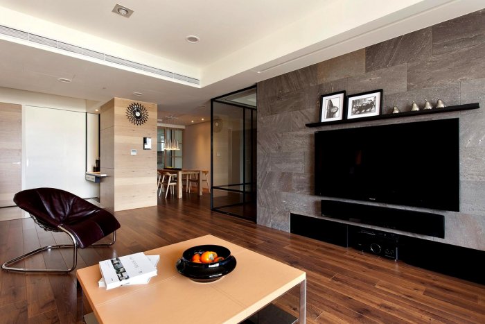 Телевизор в современном интерьере