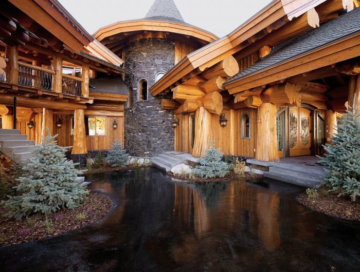 Тимбер Кингс дома из дерева