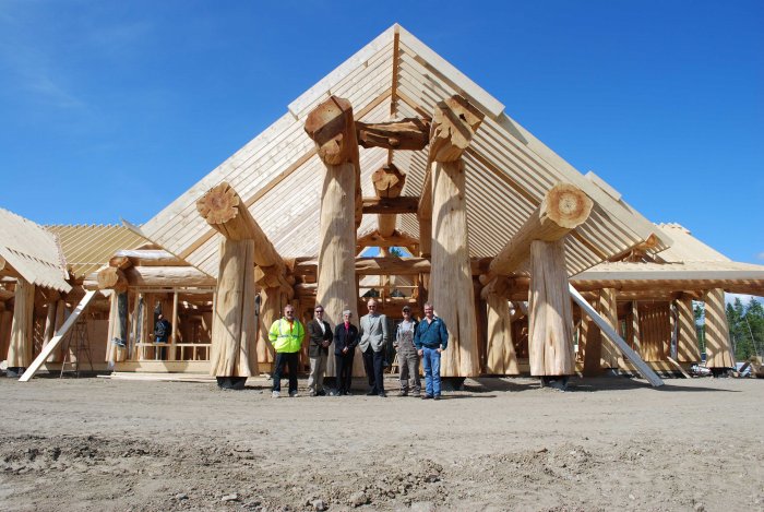 Гигантский сруб