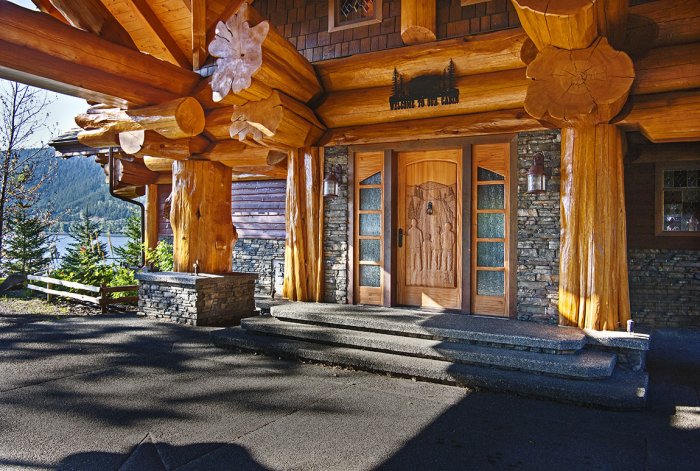 Пост энд Бим с канадской рубкой