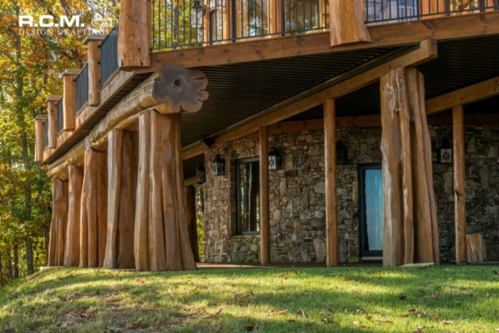 Деревянный дом пост Бим