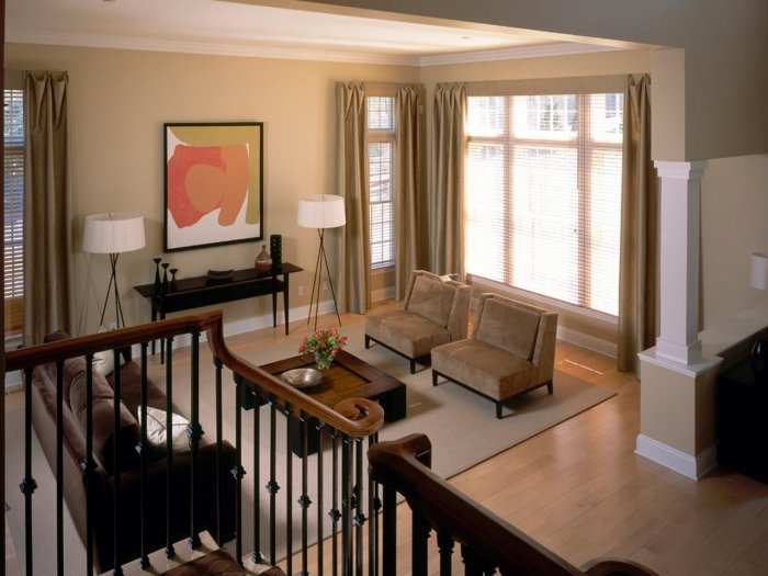 Обычный американский дом внутри