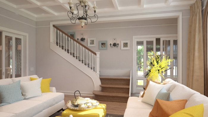 Типичный американский интерьер