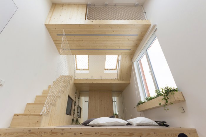 Домик со спальней антресолью