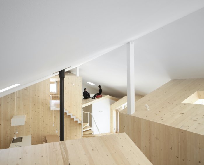 Антресоль в скатной крыше