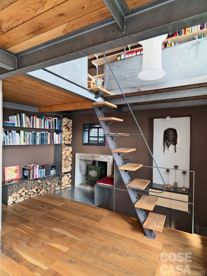 Домик с антресольным этажом