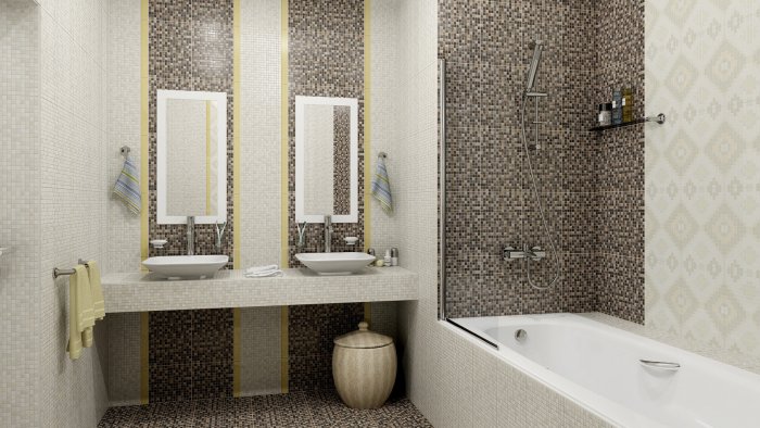 Плитка Церсанит мотив беж