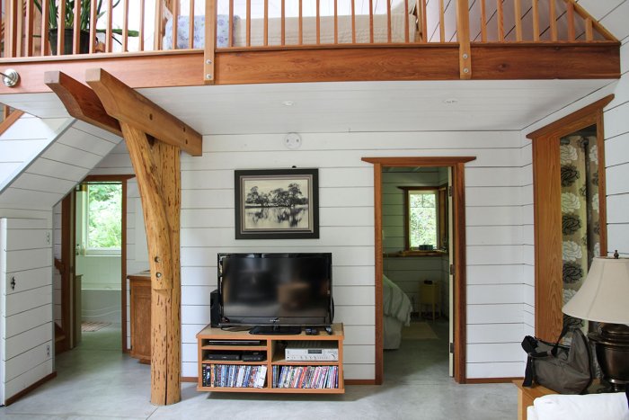 Внутренний интерьер каркасных домов