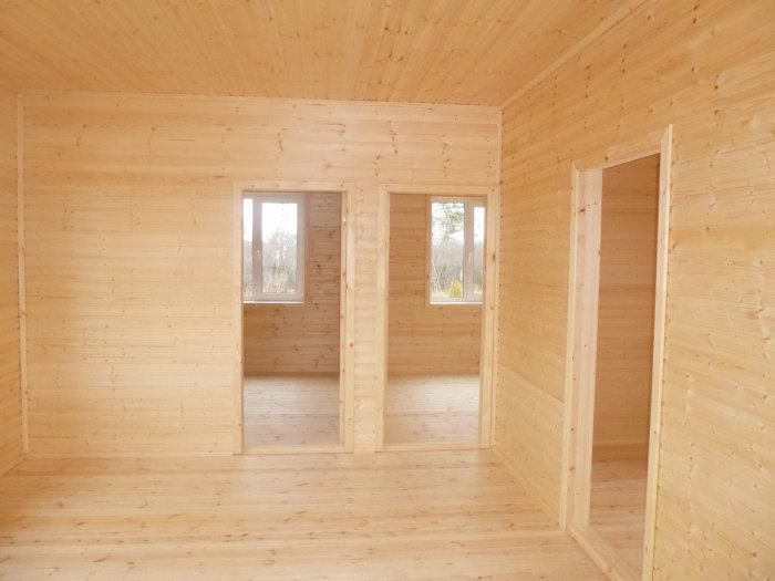 Щитовой дом внутренняя отделка