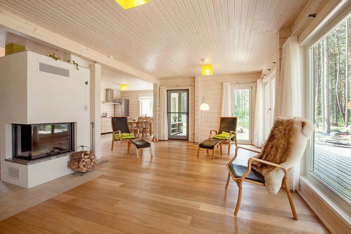 Отделка деревянного дома