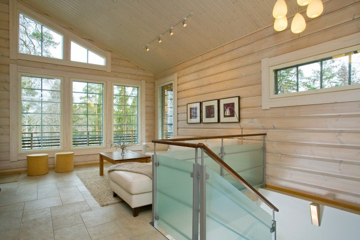 Финская отделка дома