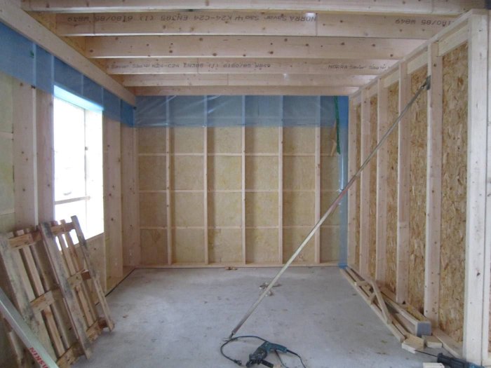 Внутренняя отделка каркасника