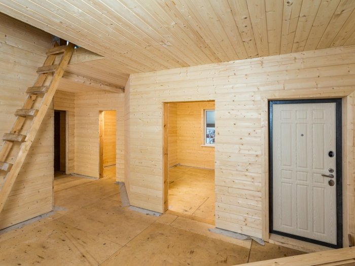 Щитовой дом внутренняя отделка