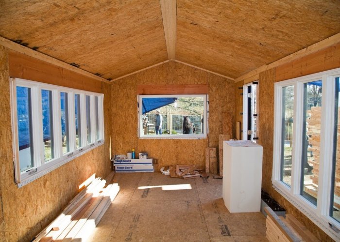 Дачный домик из сибпанелей