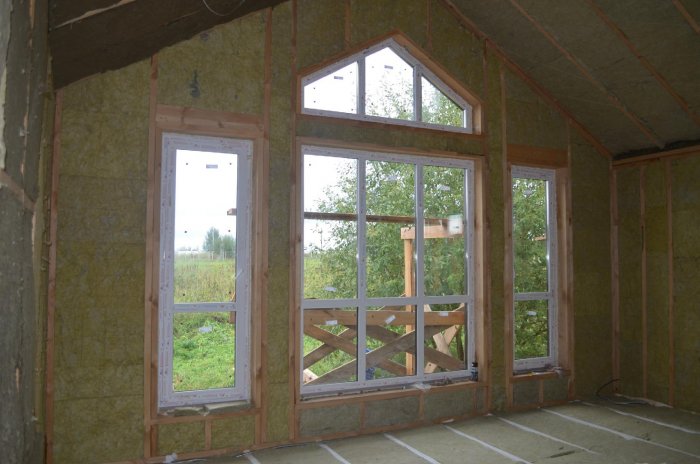 Каркасный дом отделка