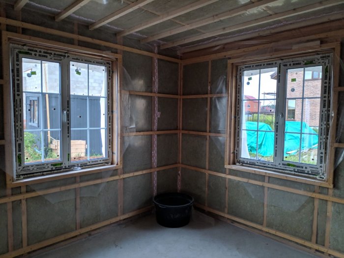 Каркасный дом отделка