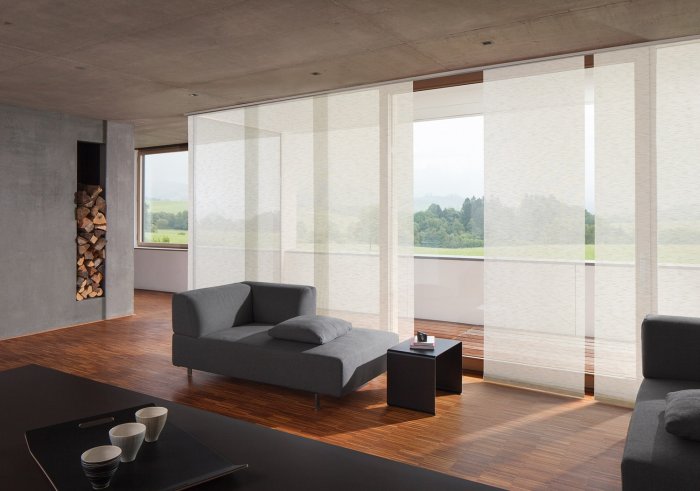 Шторы Минимализм в интерьере