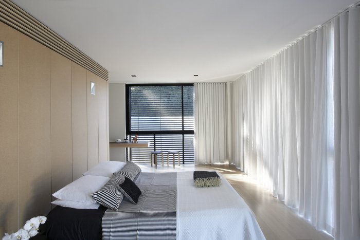 Шторы в минималистичном интерьере