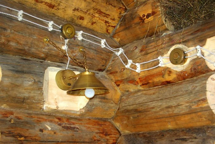 Монтаж ретро электропроводки