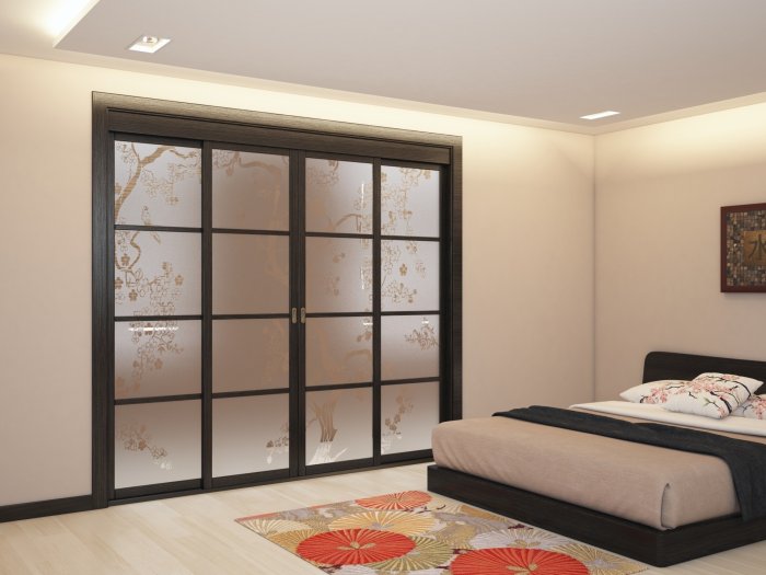 Японские двери раздвижные