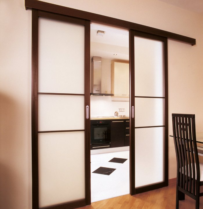 Раздвижные двери на кухню