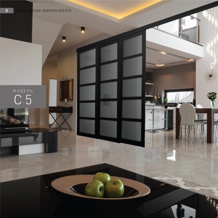 Прозрачные межкомнатные перегородки