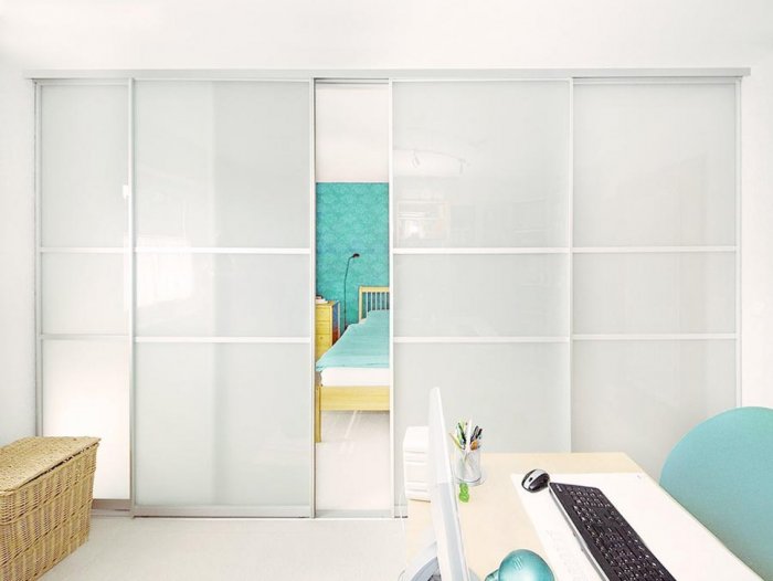 Раздвижные перегородки Ривер 80см.