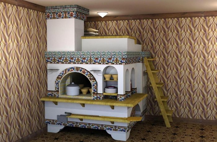 Классическая русская печь