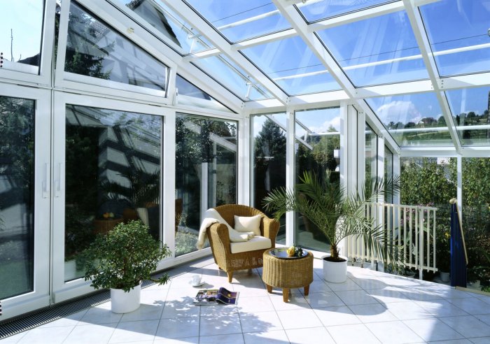 Остекление зимнего сада