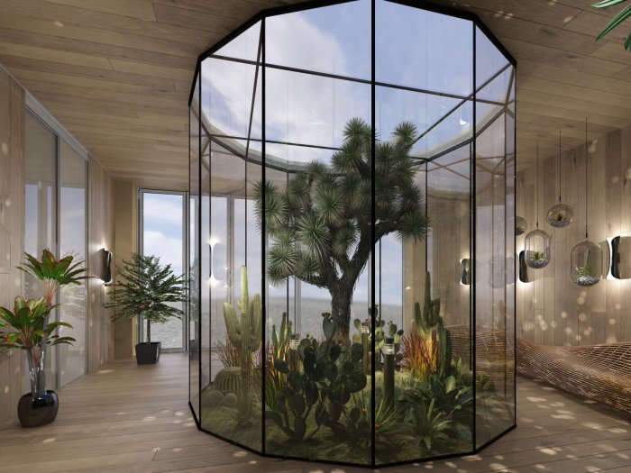 Интерьер зимнего сада