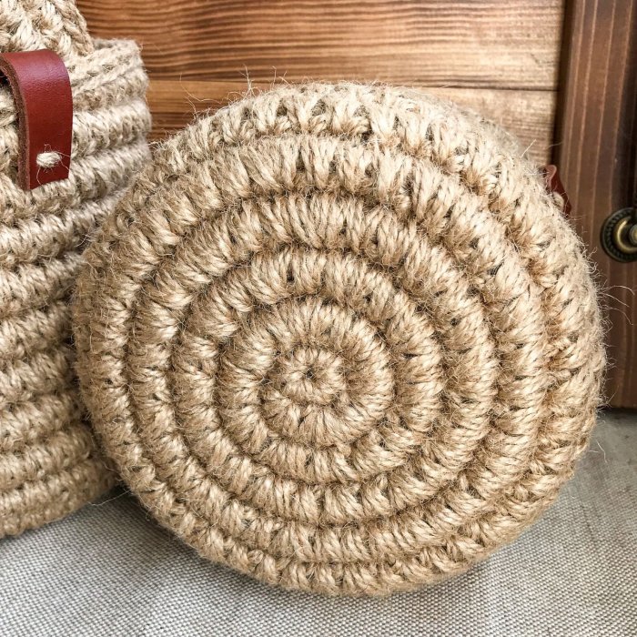 Изделия из джутовой веревки