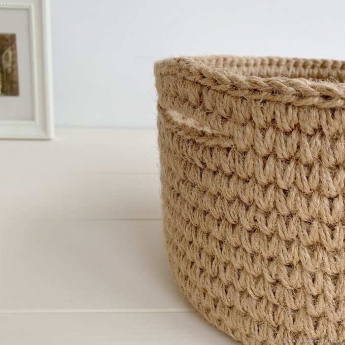 Корзина из джута икеа