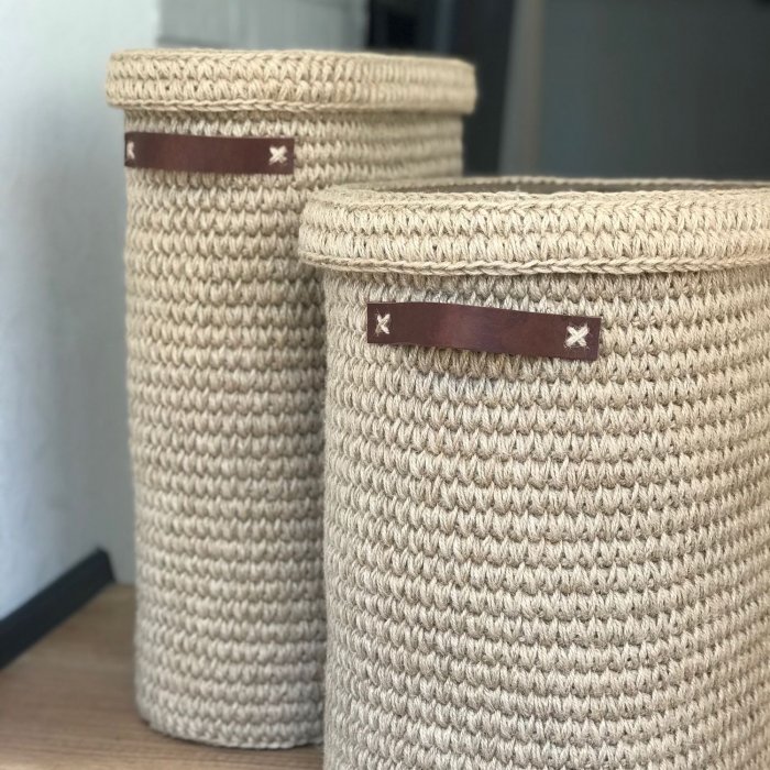 Корзина для белья из джута HM 0805946002