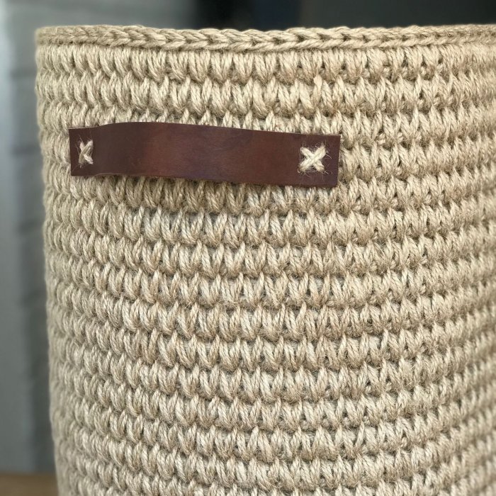 Большие корзины из джута